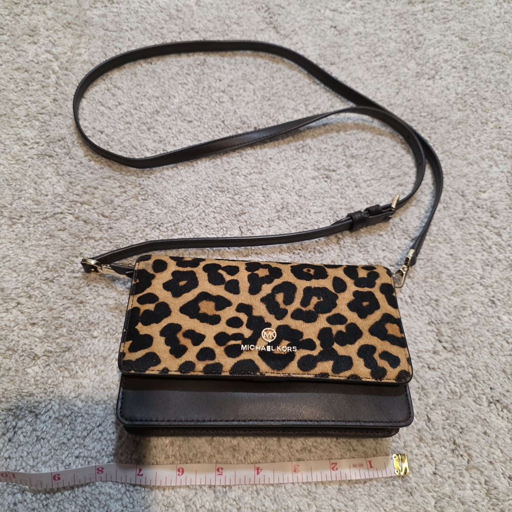 Michael Kors Leopard Print Crossbody Bag